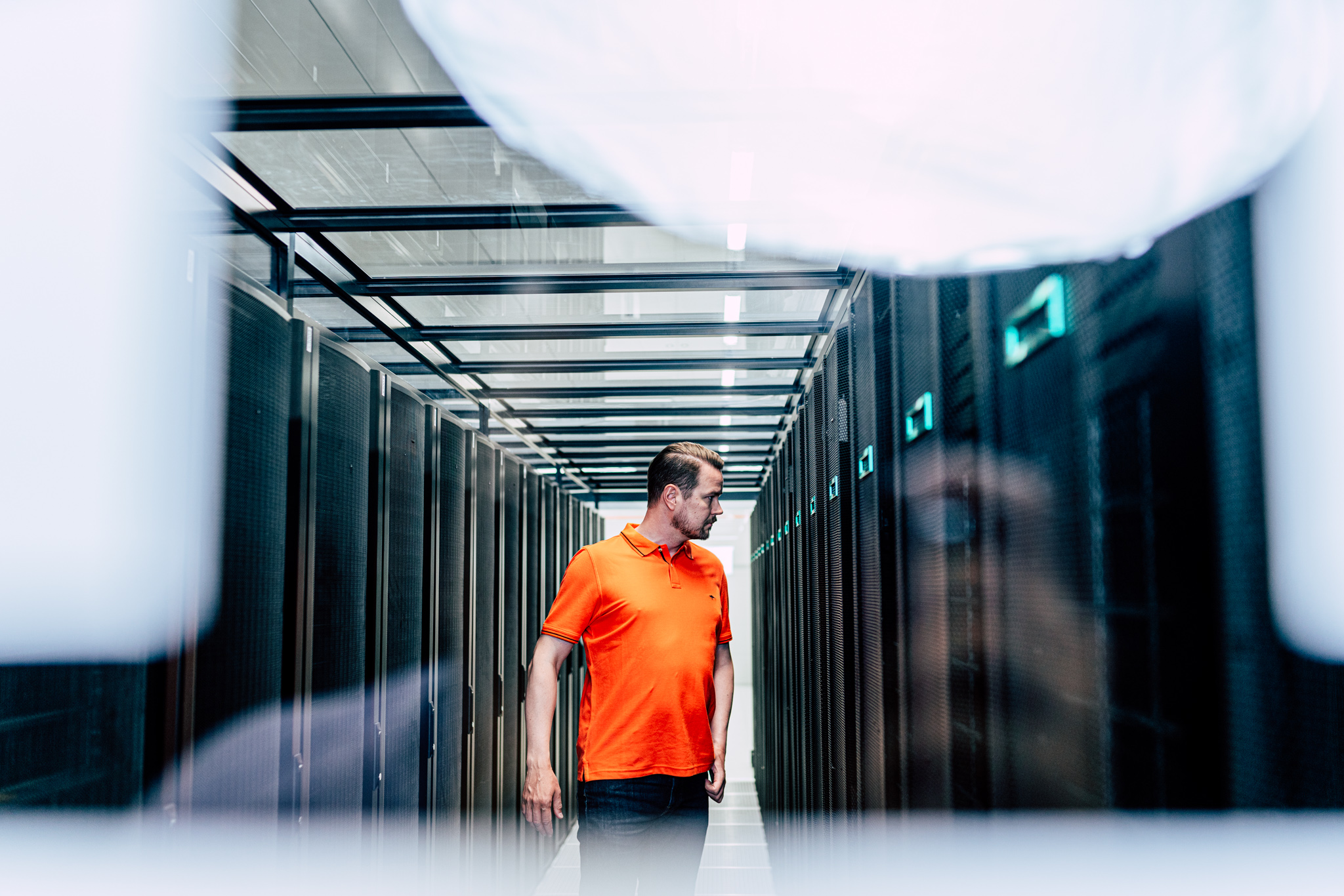 The data center surrounding the LUMI supercomputer is in full working ...